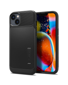 Чехол Spigen для iPhone 14 Plus - Slim Armor - Черный - ACS04657