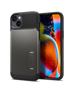 Чехол Spigen для iPhone 14 Plus - Slim Armor - Темно-серый - ACS04658