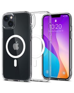 Чехол Spigen для iPhone 14 - Crystal Hybrid (MagFit) - Белый - ACS04682