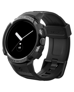 Чехол с ремешком Spigen для Pixel Watch 2/1 (2023/2022) - Rugged Armor Pro - Черный - ACS04800