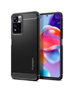 Чехол Spigen для Redmi Note 11 Pro Plus 5G - Rugged Armor - Черный - ACS04804