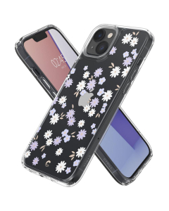 Чехол Spigen Cyrill для iPhone 14 - Cecile - Прозрачный Цветы - ACS05268