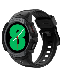 Чехол с ремешком Spigen для Galaxy Watch 5/4 (44 mm) - Rugged Armor Pro - Серый - ACS05392