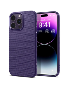Чехол Spigen для iPhone 14 Pro Max - Liquid Air - Фиолетовый - ACS05575