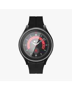 Чехол c защитным стеклом Spigen для Galaxy Watch 5 Pro (45 mm) - Thin Fit Glass - Черный - ACS05589