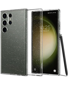 Чехол Spigen для Galaxy S23 Ultra - Liquid Crystal Glitter - Прозрачный/Блестки - ACS05612