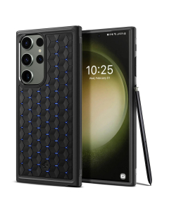 Чехол Spigen для Galaxy S23 Ultra - Cryo Armor - Черный/Синий - ACS05616