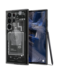 Чехол Spigen для Galaxy S23 Ultra - Ultra Hybrid Zero One - Рисунок - ACS05620