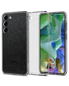Чехол Spigen для Galaxy S23 Plus - Liquid Crystal Glitter - Прозрачный/Блестки - ACS05664