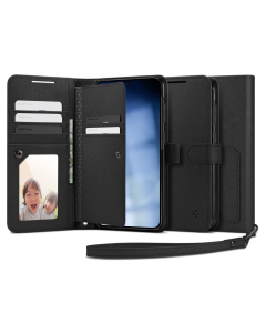 Чехол-книжка Spigen для Galaxy S23 Plus - Wallet S - Черный - ACS05677