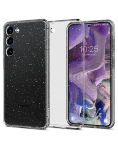 Чехол Spigen для Galaxy S23 - Liquid Crystal Glitter - Прозрачный/Блестки - ACS05710