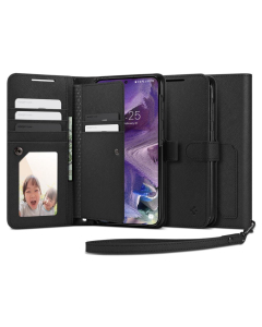 Чехол-книжка Spigen для Galaxy S23 - Wallet S - Черный - ACS05723