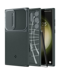 Чехол Spigen для Galaxy S23 Ultra - Optik Armor - Зеленый - ACS06081