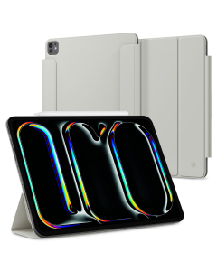 Чехол-подставка Spigen для iPad Pro 13 (2024) - Air Skin Folio OneTap - Серый - ACS06511