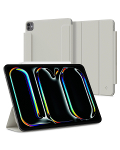Чехол-подставка Spigen для iPad Pro 11 (2024) - Air Skin Folio OneTap - Серый - ACS06513