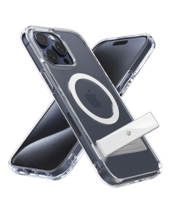 Чехол Spigen Caseology для iPhone 15 Pro - Capella MagSafe Kickstand - Белый - ACS06757