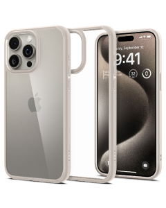 Чехол Spigen для iPhone 15 Pro Max - Ultra Hybrid - Серый - ACS07209