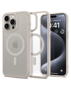 Чехол Spigen для iPhone 15 Pro - Ultra Hybrid (MagFit) - Серый - ACS07215