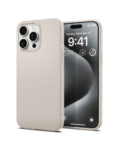 Чехол Spigen для iPhone 15 Pro - Liquid Air - Серый - ACS07217
