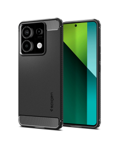 Чехол Spigen для Redmi Note 13 Pro 5G / POCO X6 5G - Rugged Armor - Черный - ACS07254
