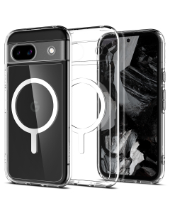 Чехол Spigen для Pixel 8a - Ultra Hybrid OneTap Metal Ring MagSafe - Белый - ACS07263