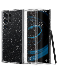 Чехол Spigen для Galaxy S24 Ultra - Liquid Crystal Glitter - Прозрачный/Блестки - ACS07285