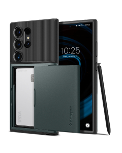 Чехол Spigen для Galaxy S24 Ultra - Slim Armor CS - Зеленый - ACS07307