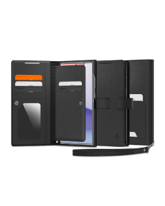 Чехол Spigen для Galaxy S24 Ultra - Wallet S Plus - Черный - ACS07308