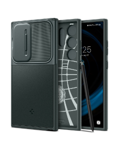 Чехол Spigen для Galaxy S24 Ultra - Optik Armor - Зеленый - ACS07314