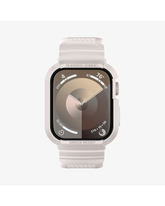 Чехол с ремешком Spigen для Apple Watch (45/44 mm) - Rugged Armor Pro - Бежевый - ACS07386