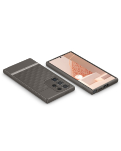Чехол Spigen Caseology для Galaxy S24 Ultra - Parallax - Серый - ACS07452