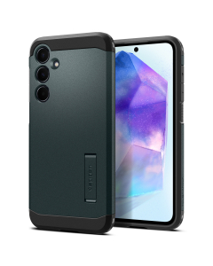 Чехол Spigen для Galaxy A55 - Tough Armor - Зеленый - ACS07532