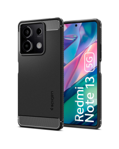 Чехол Spigen для Redmi Note 13 5G - Rugged Armor - Черный - ACS07665