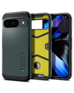 Чехол Spigen для Google Pixel 9 Pro/9 - Tough Armor - Зеленый - ACS07694