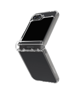 Чехол-подставка Spigen для Galaxy Z Flip 6 - Ultra Hybrid Pro - Прозрачный - ACS07834