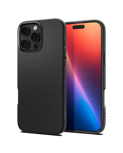 Чехол Spigen для iPhone 16 Pro Max - Liquid Air - Черный Матовый - ACS07988