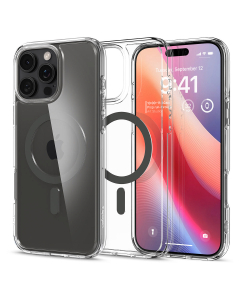 Чехол Spigen для iPhone 16 Pro Max - Ultra Hybrid MagSafe - Прозрачный Серый - ACS07999