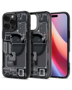 Чехол Spigen для iPhone 16 Pro Max - Ultra Hybrid MagSafe - Черный Внутренности - ACS08004