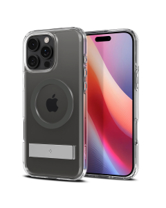 Чехол-подставка Spigen для iPhone 16 Pro Max - Ultra Hybrid S MagSafe - Прозрачный Серый - ACS08010
