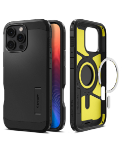 Чехол Spigen для iPhone 16 Pro Max - Tough Armor MagSafe - Черный - ACS08013