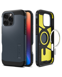 Чехол Spigen для iPhone 16 Pro Max - Tough Armor MagSafe - Синевато-Серый - ACS08014
