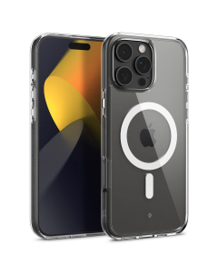 Чехол Spigen Caseology для iPhone 16 Pro Max - Capella MagSafe - Прозрачный Белый - ACS08052