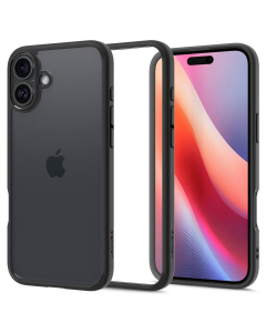 Чехол Spigen для iPhone 16 Plus - Ultra Hybrid - Черный Матовый - ACS08072