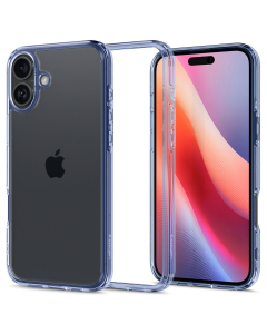 Чехол Spigen для iPhone 16 Plus - Ultra Hybrid - Прозрачный Синий - ACS08074
