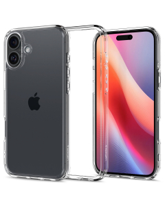 Чехол Spigen для iPhone 16 Plus - Crystal Hybrid - Прозрачный - ACS08095