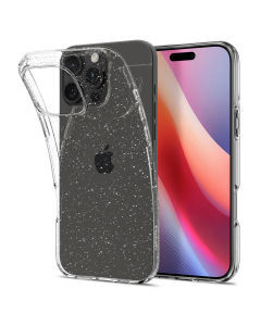 Чехол Spigen для iPhone 16 Pro - Liquid Crystal Glitter - Прозрачный Блестки - ACS08113