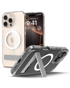 Чехол-подставка Spigen для iPhone 16 Pro - Slim Armor Essential S MagSafe - Прозрачный - ACS08165