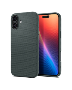 Чехол Spigen для iPhone 16 - Liquid Air - Зеленый - ACS08196