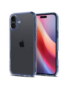 Чехол Spigen для iPhone 16 - Ultra Hybrid - Прозрачный Синий - ACS08204