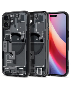 Чехол Spigen для iPhone 16 - Ultra Hybrid MagSafe - Черный Внутренности - ACS08208